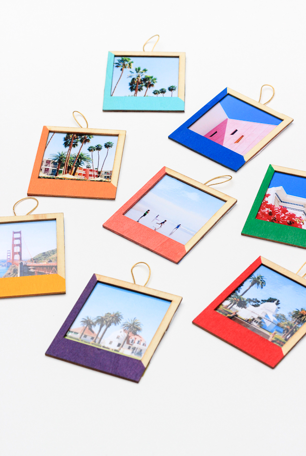 Make these colorful Instagram ornaments for your tree in less than one hour!