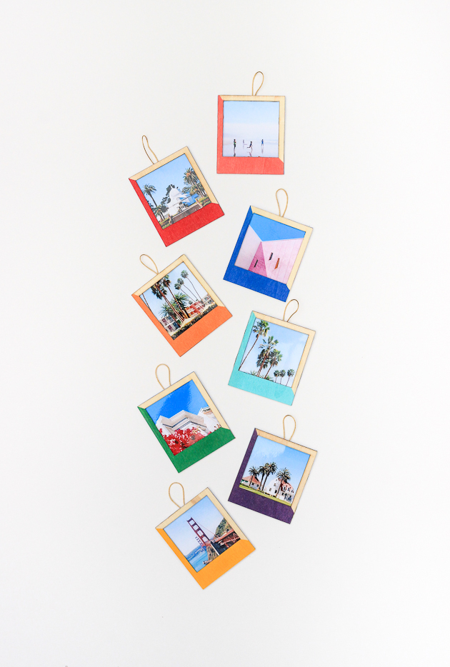 Make these colorful Instagram ornaments for your tree in less than one hour!