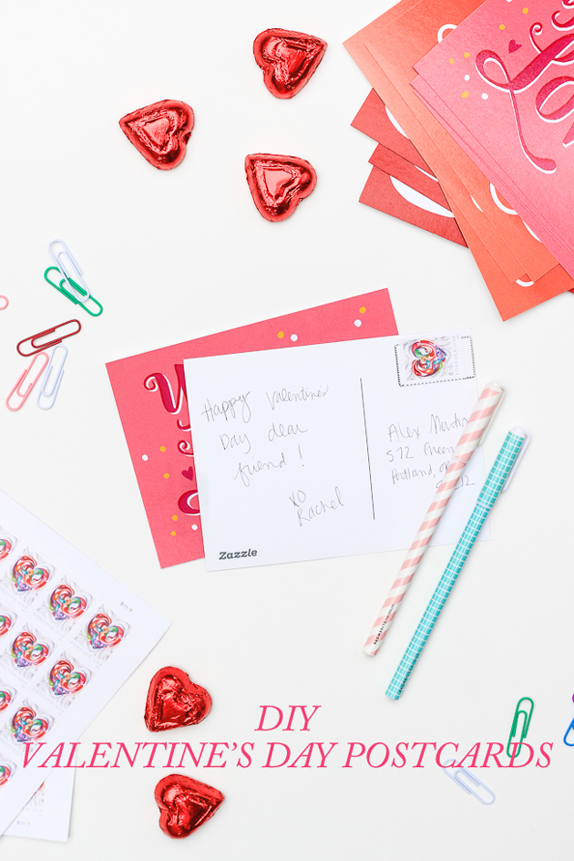 DIY Valentine's Day Postcards + Free Printables