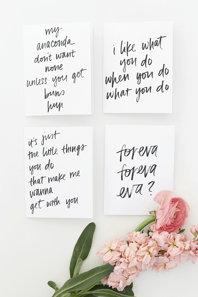 Print these 10 Valentines for your sweetie at home for free!