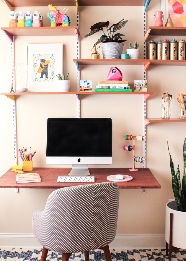 Refresh your desk for spring with this diy floral mouse pad!