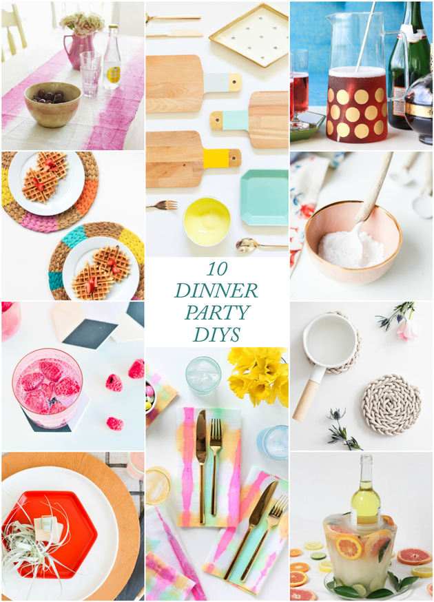 10 DIYS that are sure to impress your guest at your next dinner party!