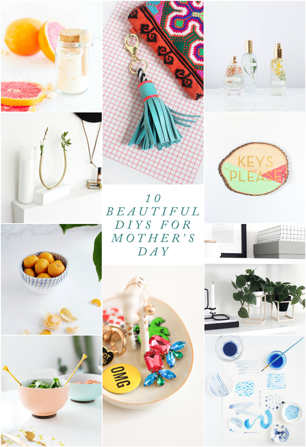 10 Beautiful DIYS to Make for Mother's Day