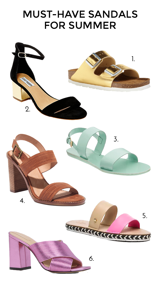 Must-Have Sandals for Summer
