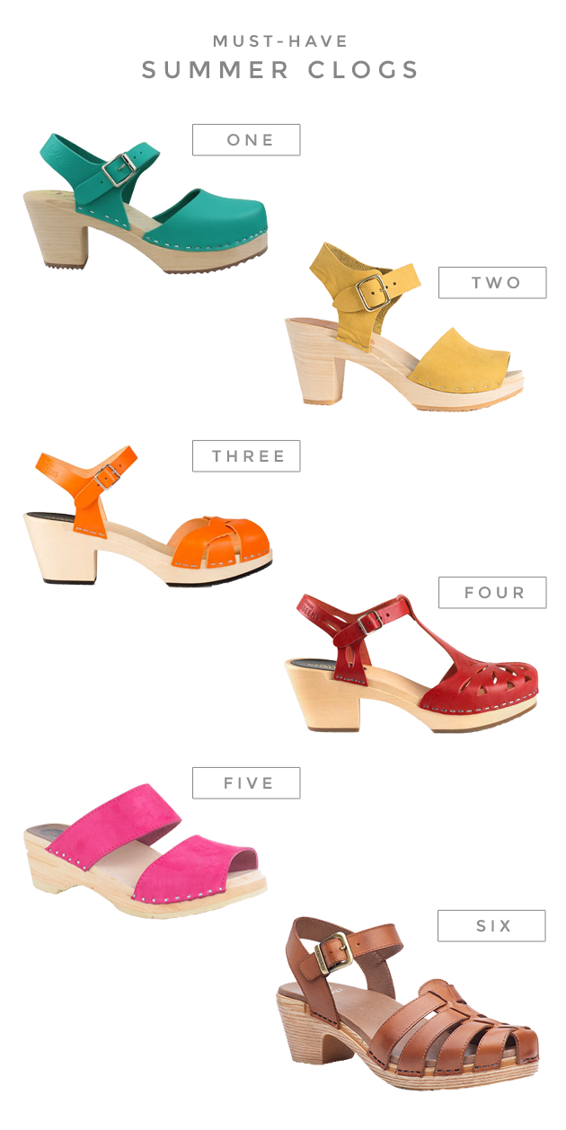 6 Must-Have Summer Clogs