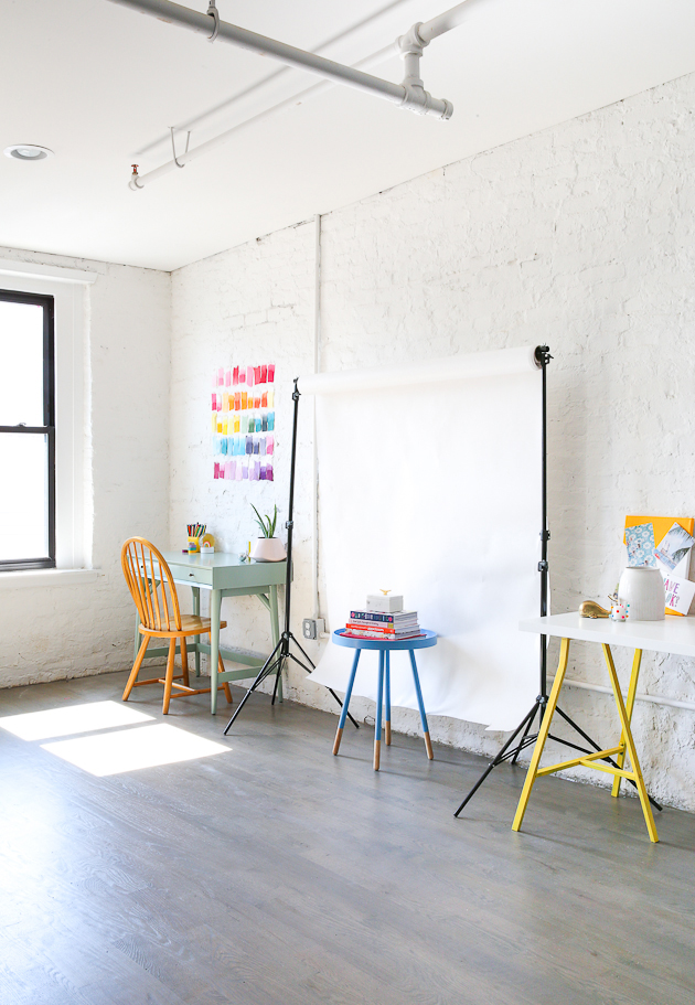 Take a tour of The Crafted Life's craft/photography studio!