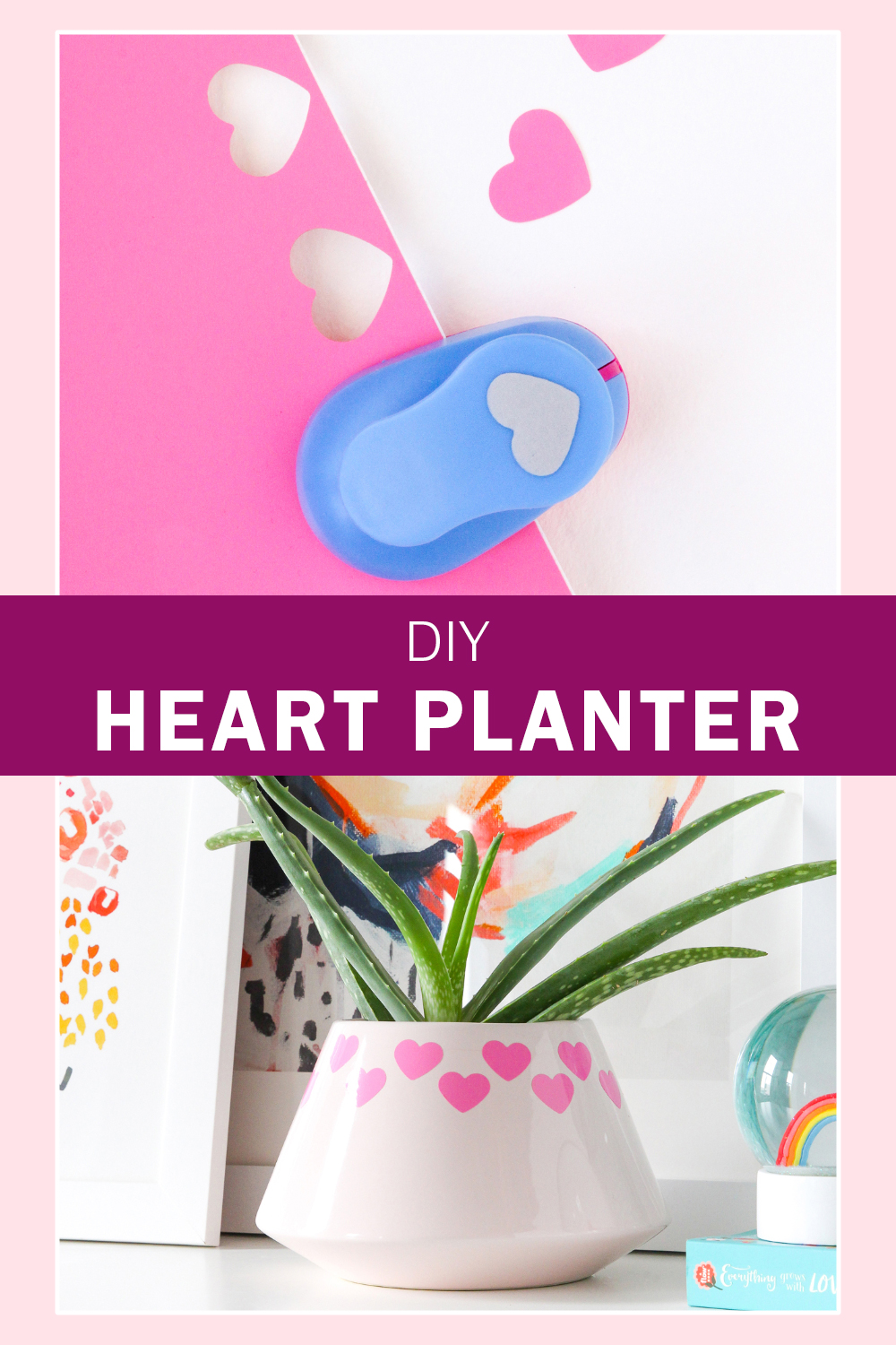 DIY Heart Planter