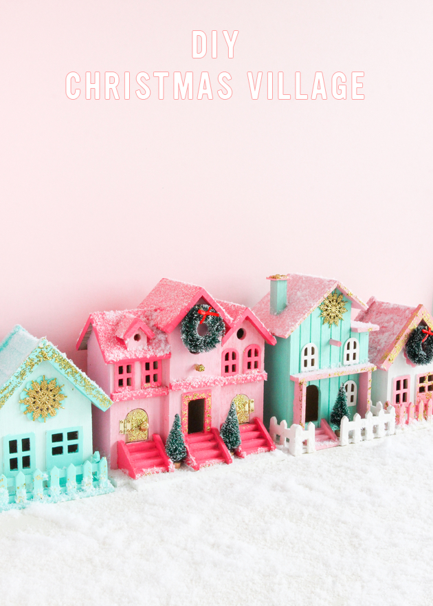 Pinned It, Made It, Loved It: DIY Christmas Village