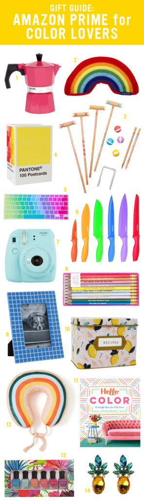 Gift Guide: Amazon Prime for Color Lovers