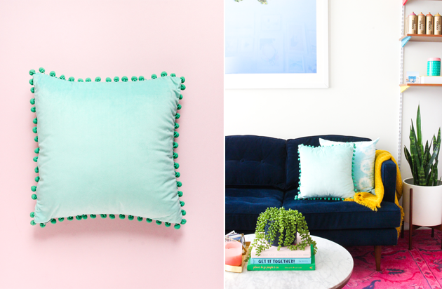 How to Style Your Sofa + DIY Pillows 3 Ways