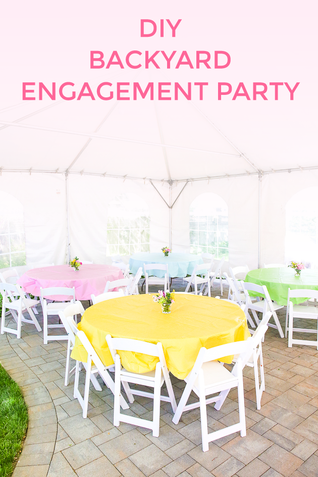 DIY Backyard Engagement Party