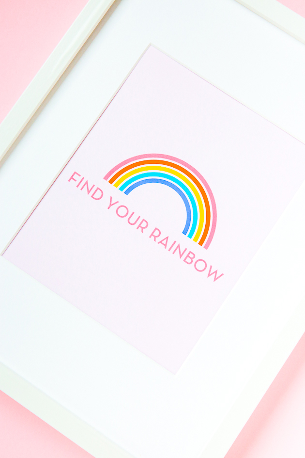 Rainbow Wallpaper + Printable Downloads