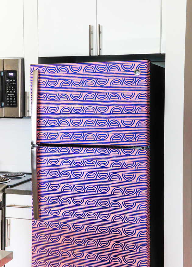 How To wallpaper your fridge