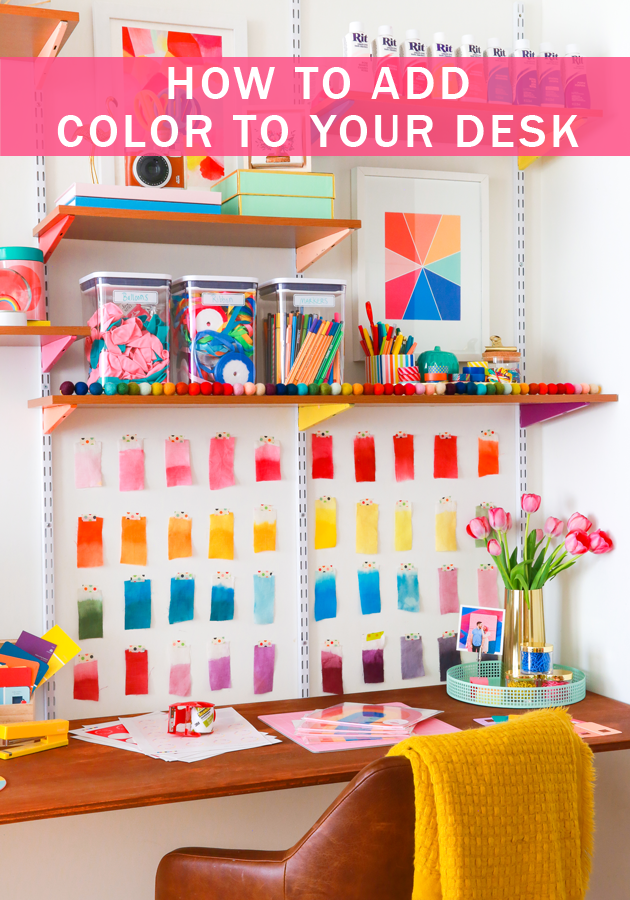 5 Easy Ways to Add Color To Your Desk