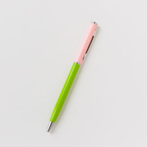 Green + Pink Color Blocked Pen