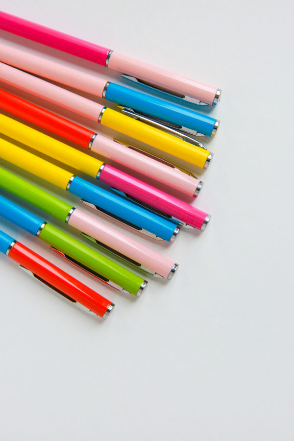 Color Blocked Pens