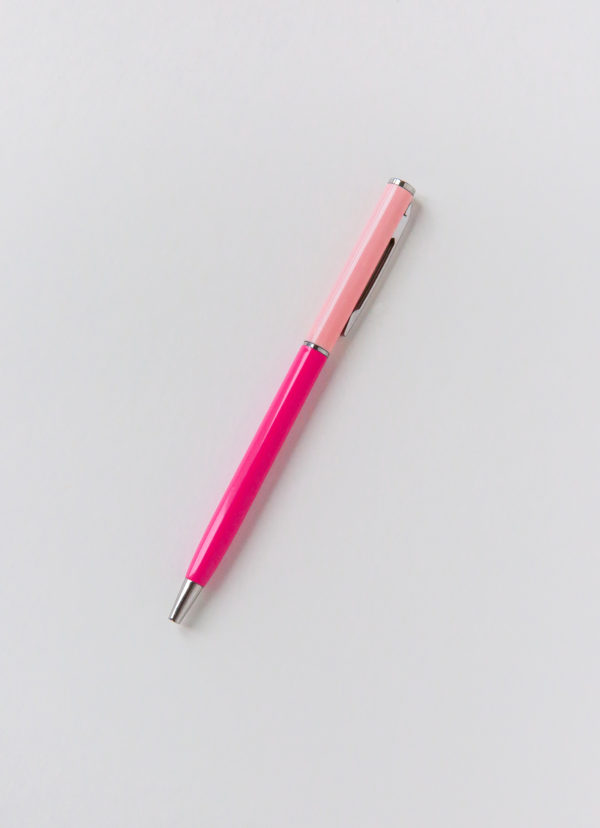 Fuchsia + Pink Color Blocked Pen