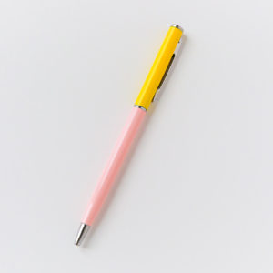 Pink + Yellow Color Blocked Pen