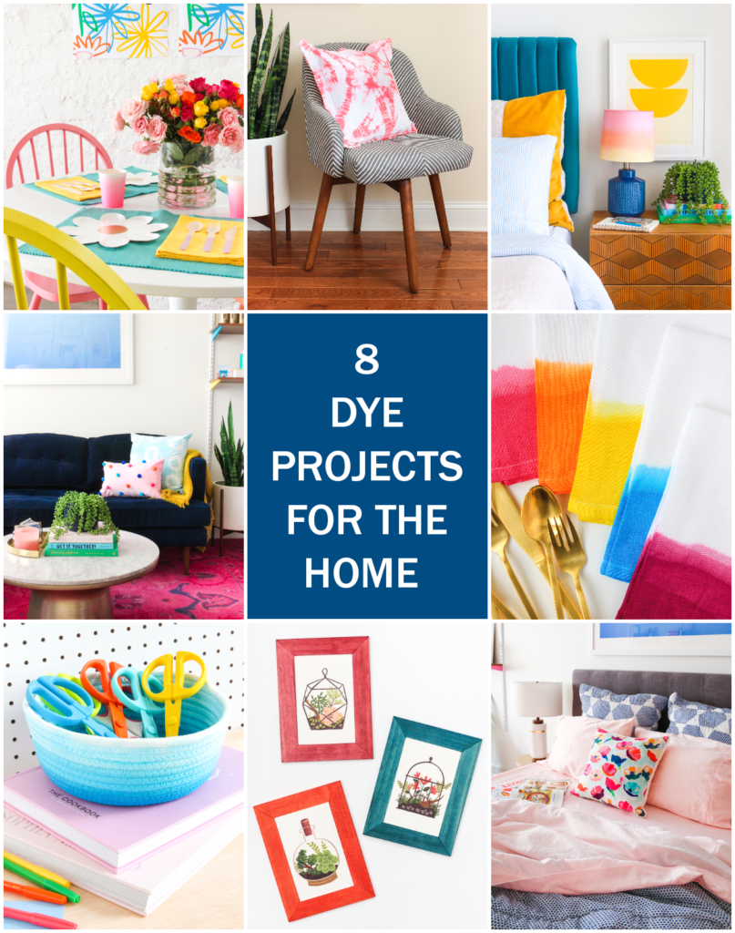 8 Dye Projects to Add Color To Your Home