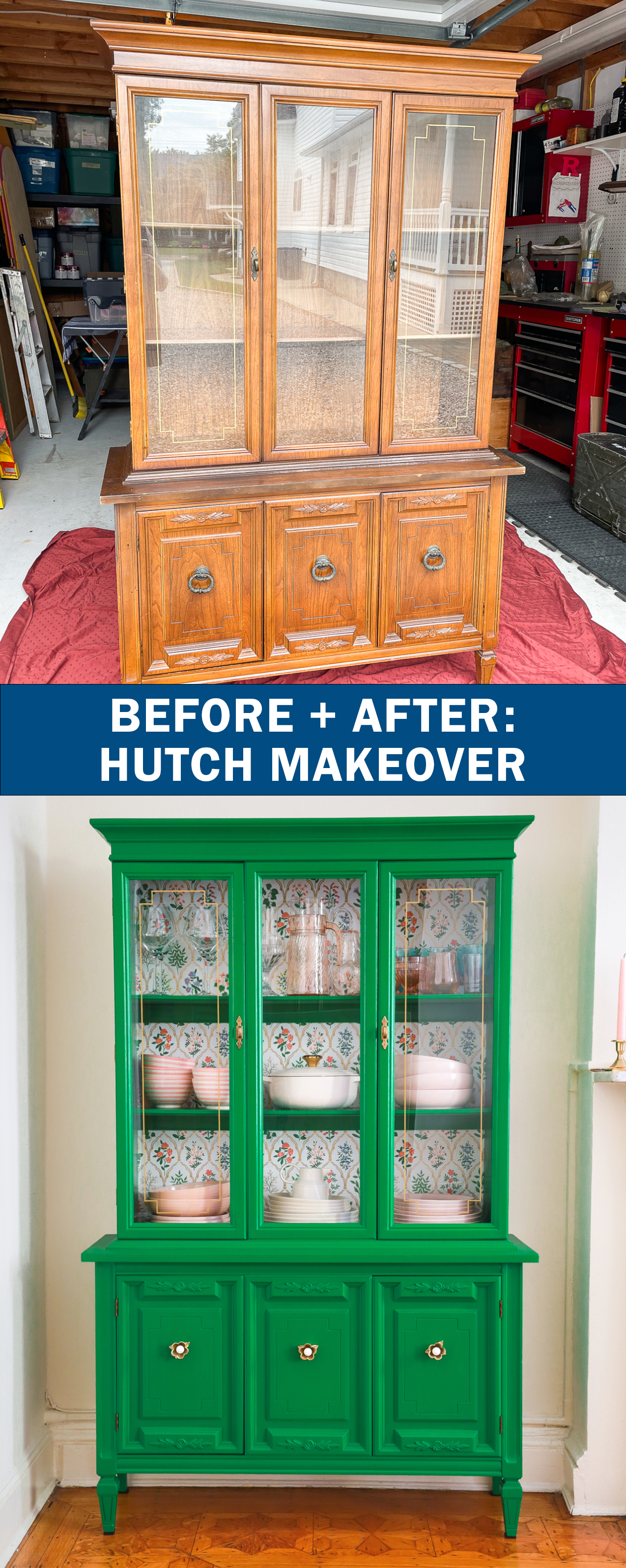 Before and After: Hutch Makeover