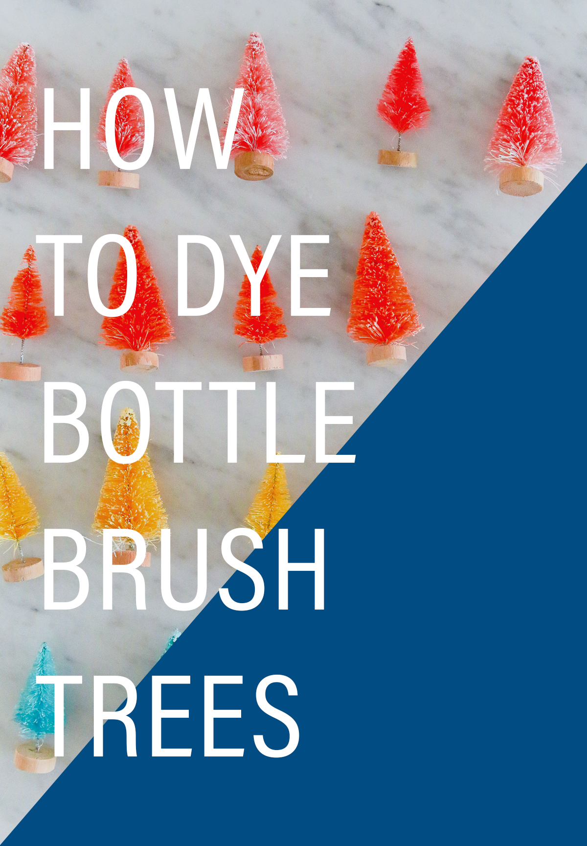 How To Dye Bottle Brush Trees