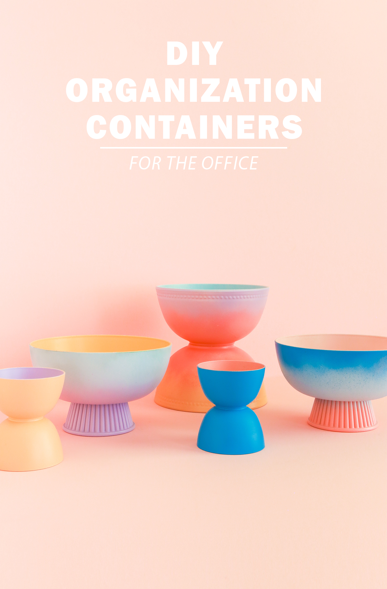 DIY Organization Containers For The Office