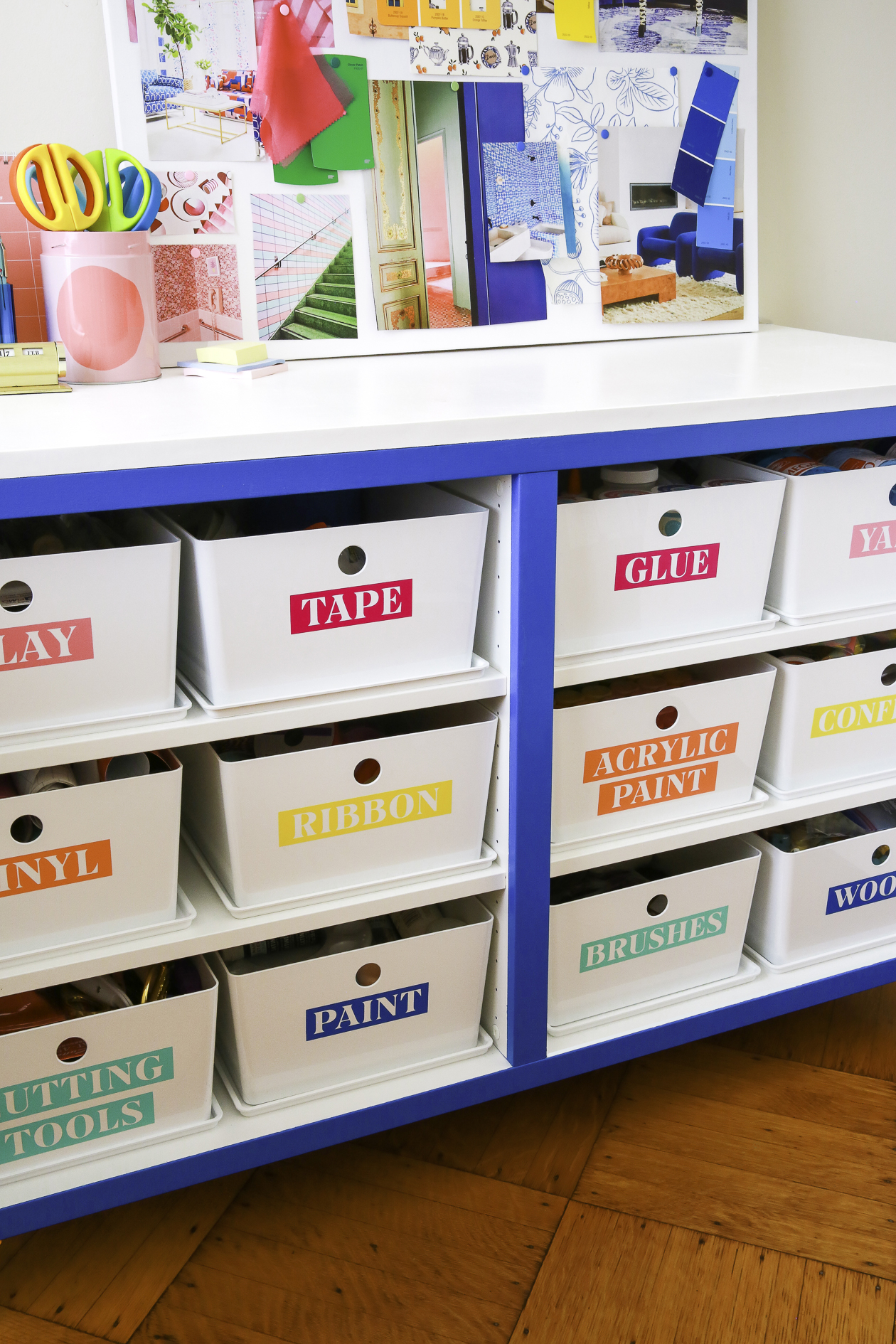Organize your office with these DIY Ikea Organization Labels