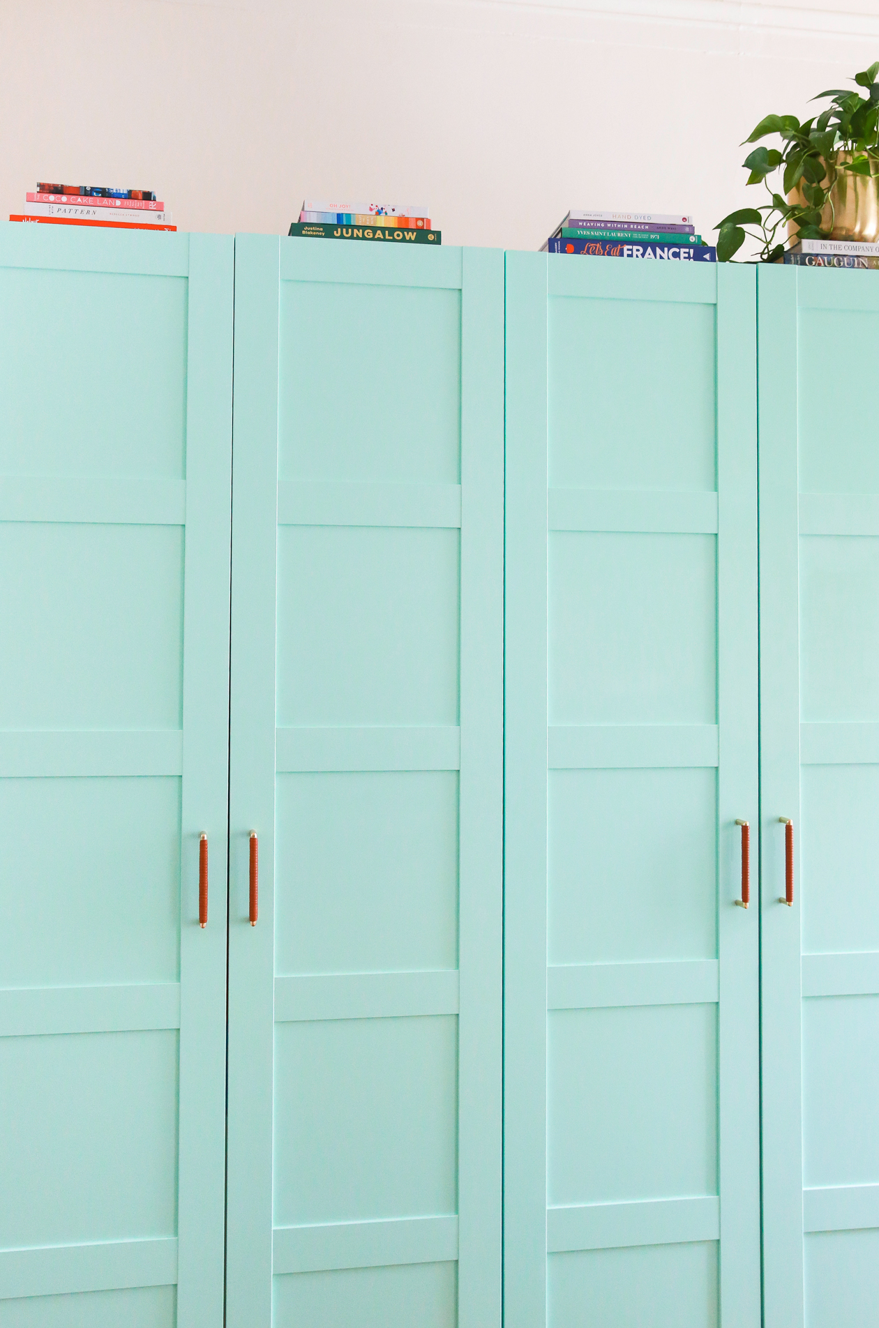 Ikea Pax Wardrobe Hack: Reveal. Learn how to paint ikea furniture and how to add color to your bedroom with this Ikea Pax Wardrobe hack! 