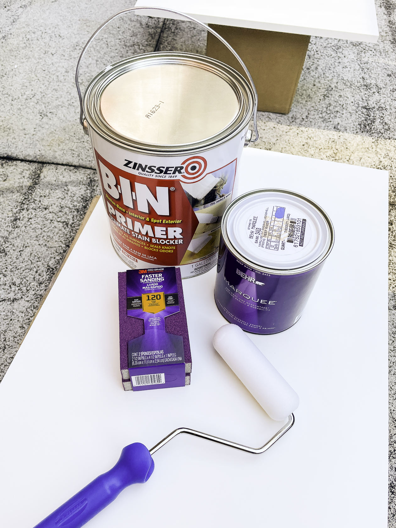 materials needed for painting Ikea furniture 