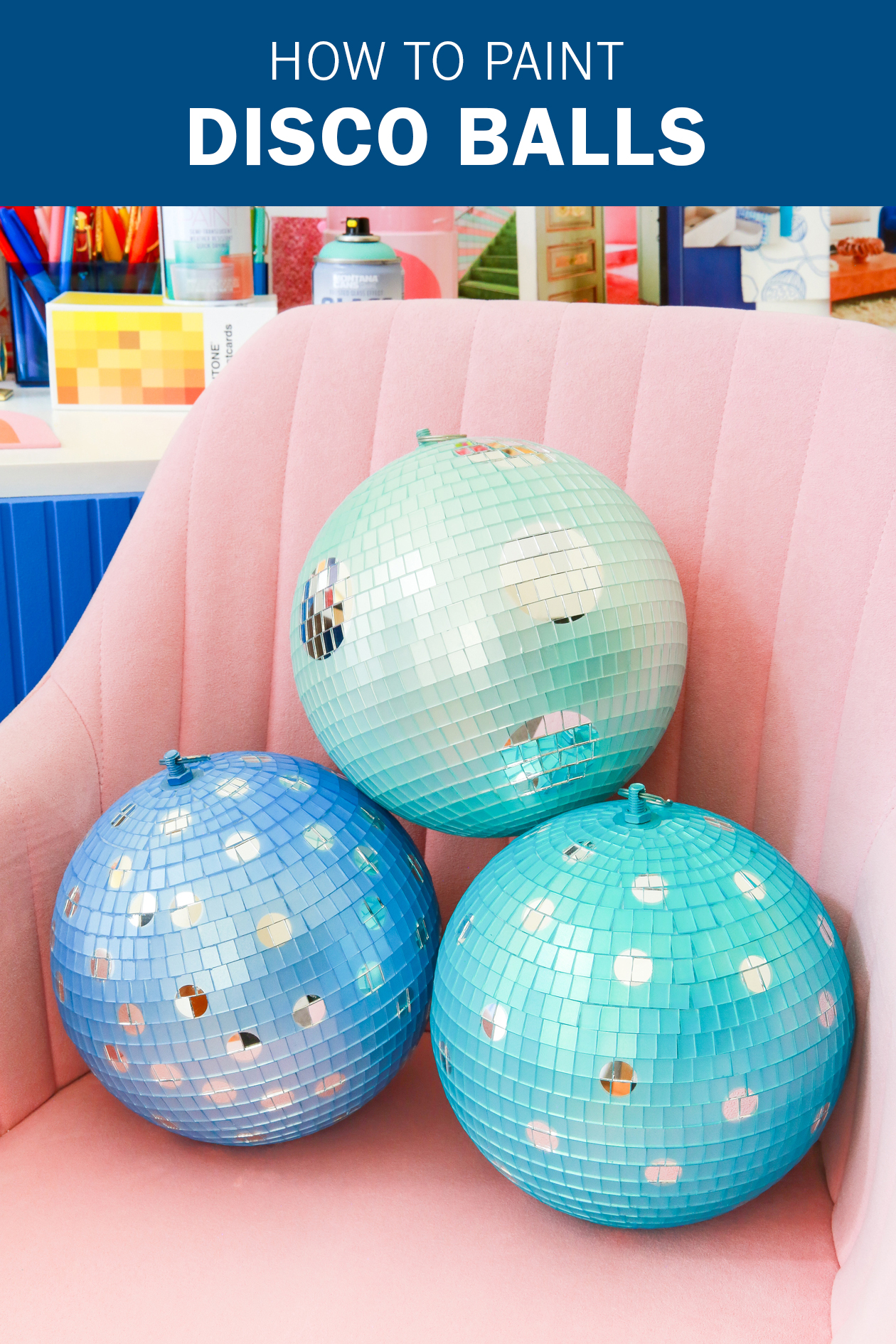 Painting disco balls can be a fun and creative way to add a unique touch to any room. It's easy to transform any basic disco ball to a colorful version. Learn how to spray paint disco balls with this easy DIY!