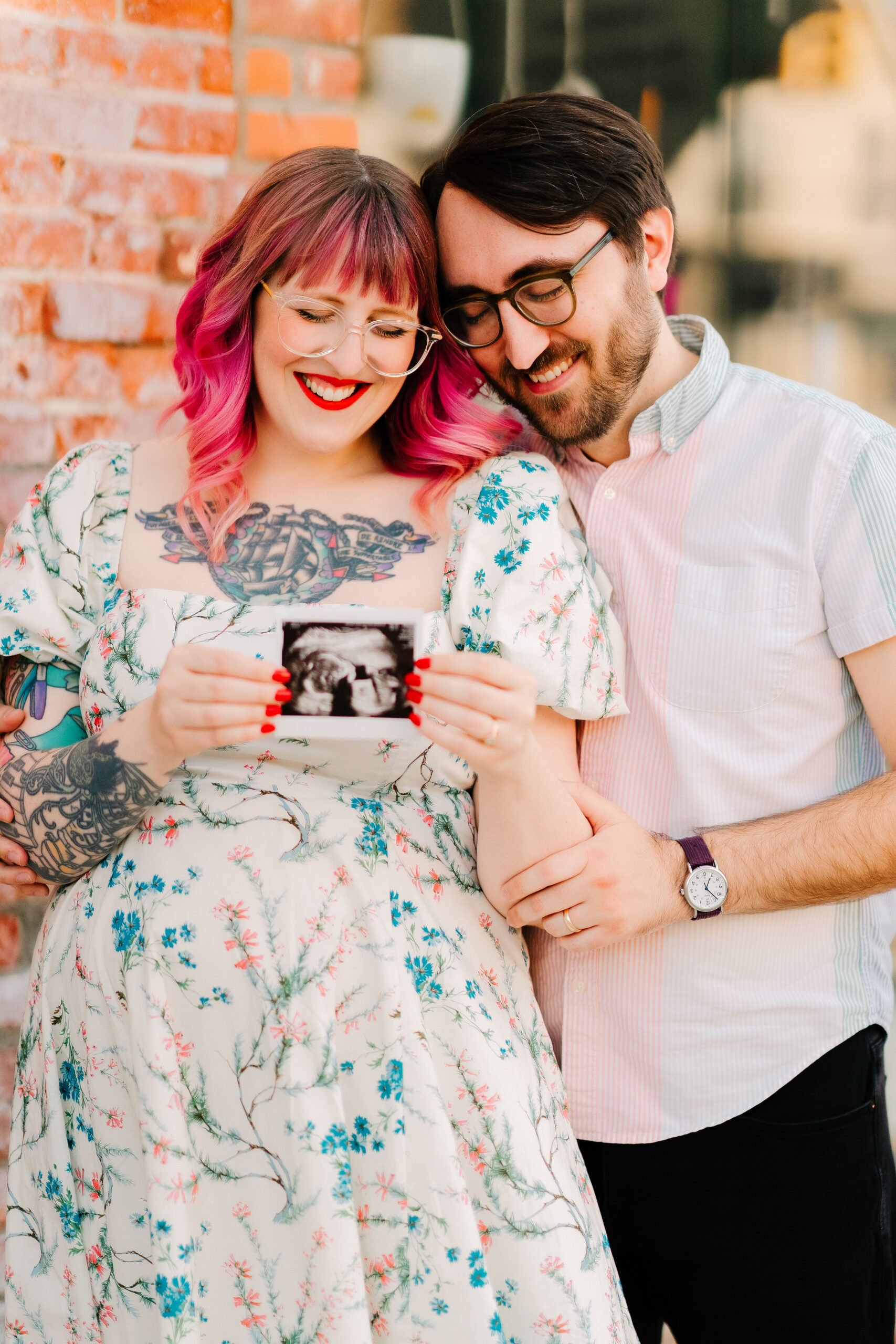The Crafted Life Pregnancy Announcement by http://abbyrosephoto.com/