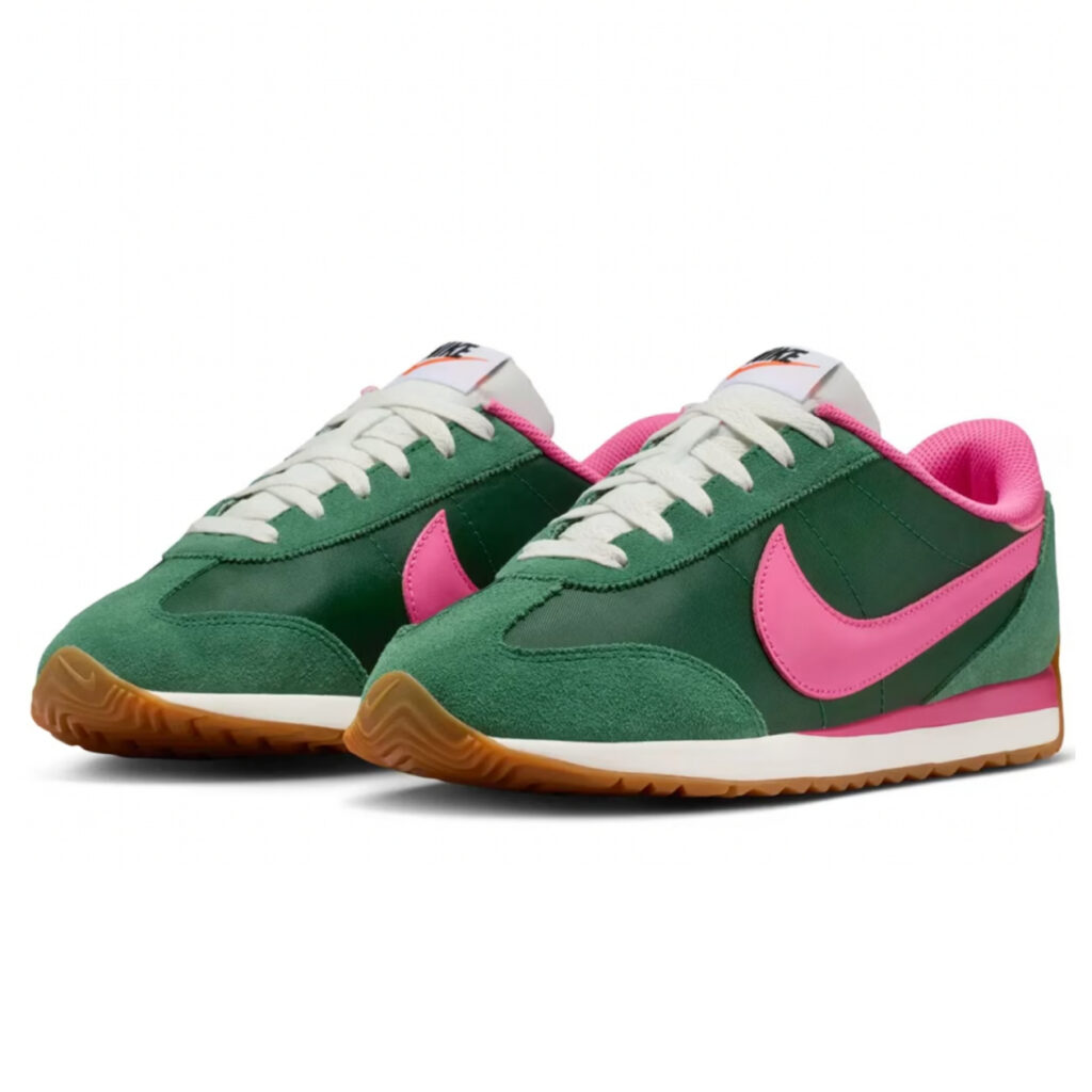 green-nike-sneaker Green and Pink Nike Pacific