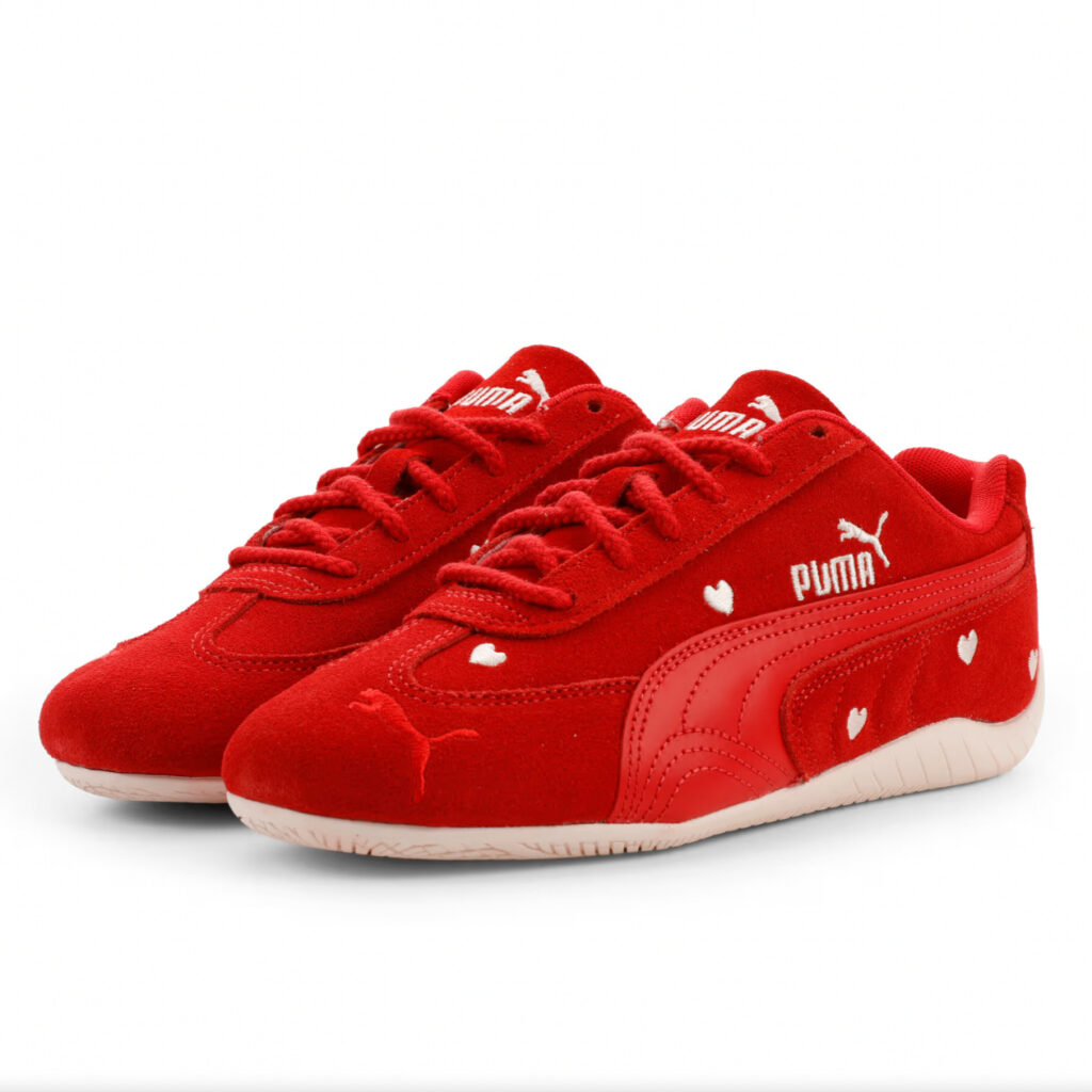 puma-hearts red Puma sneakers with hearts